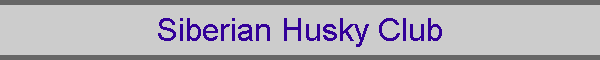Siberian Husky Club